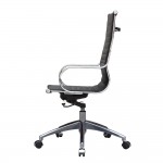 Fine Mod Imports Twist Office Chair High Back, Black