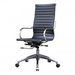 Fine Mod Imports Twist Office Chair High Back, Black