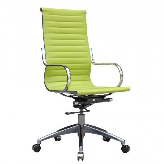 Fine Mod Imports Twist Office Chair High Back, Green