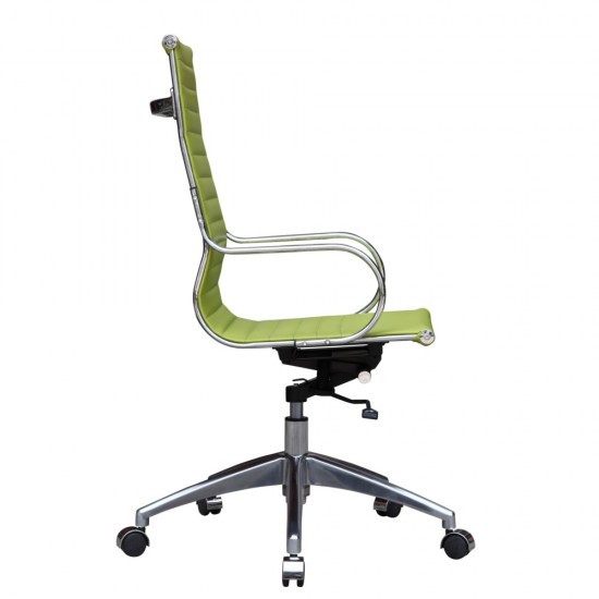 Fine Mod Imports Twist Office Chair High Back, Green