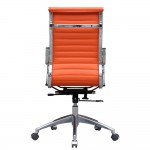 Fine Mod Imports Twist Office Chair High Back, Orange