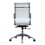 Fine Mod Imports Twist Office Chair High Back, White