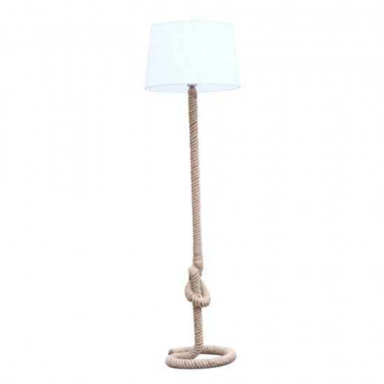 Fine Mod Imports Rope Floor Lamp, Natural