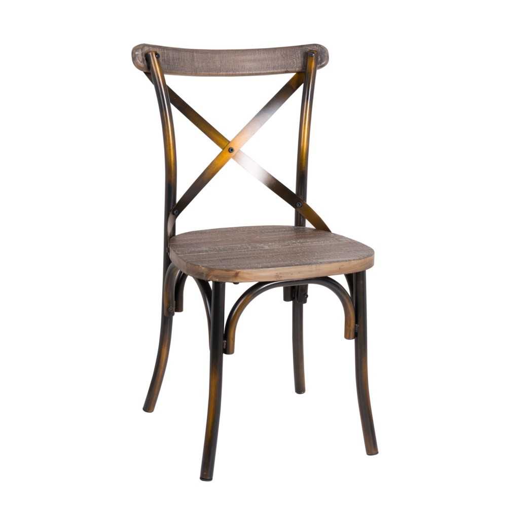 Fine Mod Imports Porch Dining Chair, Copper