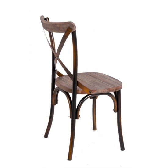 Fine Mod Imports Porch Dining Chair, Copper