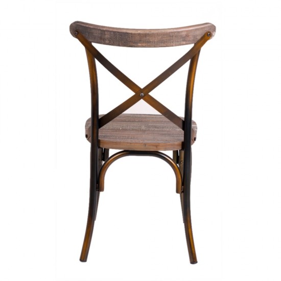 Fine Mod Imports Porch Dining Chair, Copper