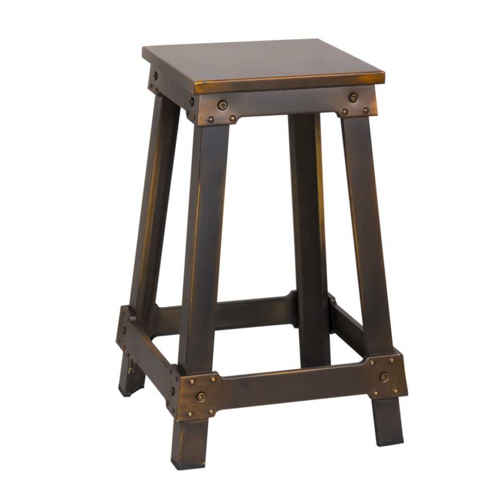 Fine Mod Imports Porch Counter Stool, Copper Fine Mod Imports Porch Counter Stool, Copper