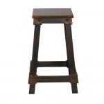 Fine Mod Imports Porch Counter Stool, Copper