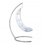 Fine Mod Imports Moon Hanging Chair, White