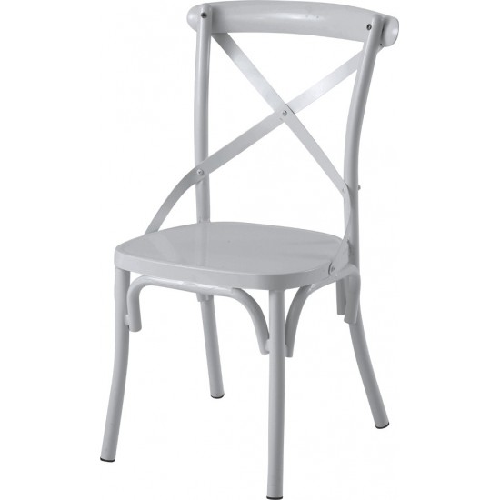Fine Mod Imports Jenbo Dining Side Chair, Gunmetal