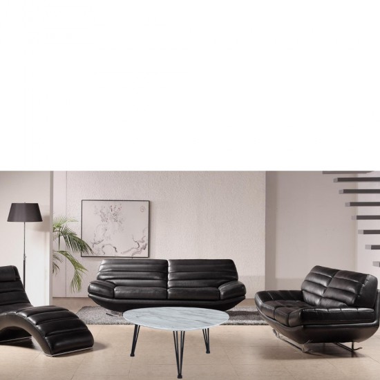Fine Mod Imports Allen Coffee Table, Black