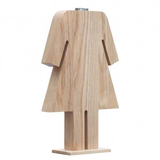 Fine Mod Imports Person Table Lamp Female, Natural