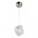 Fine Mod Imports Ice Pendant Lamp, Glass