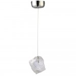 Fine Mod Imports Ice Pendant Lamp, Glass