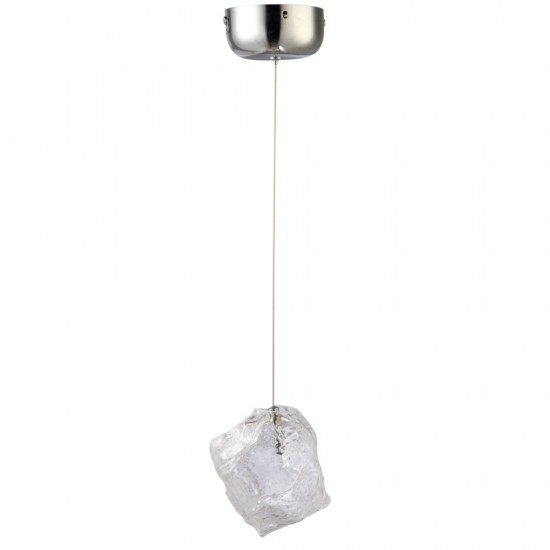 Fine Mod Imports Ice Pendant Lamp, Glass