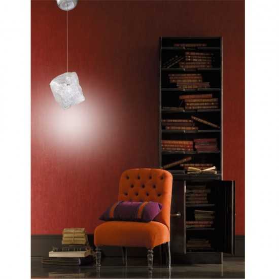 Fine Mod Imports Ice Pendant Lamp, Glass