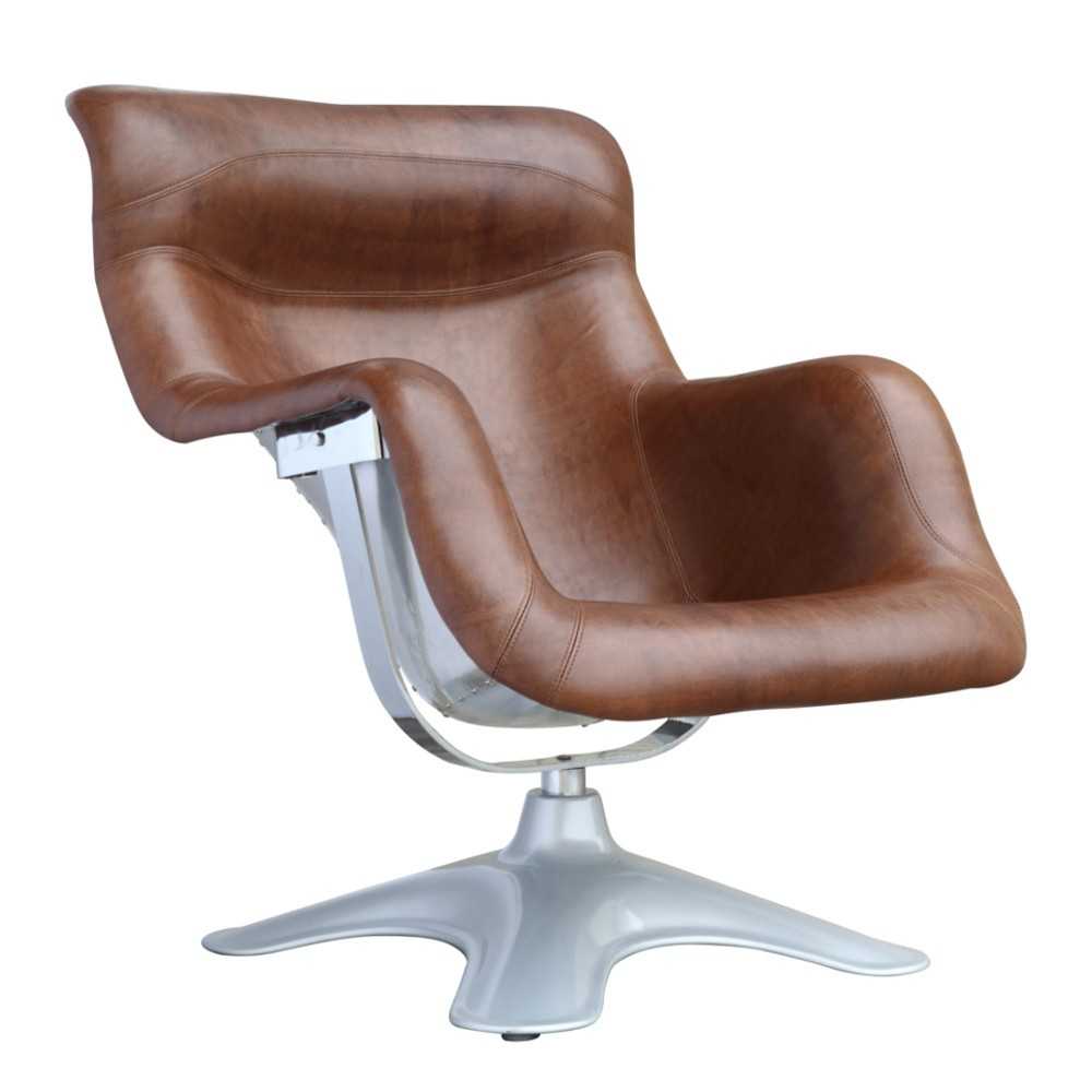 Fine Mod Imports Spring High Chair, Brown