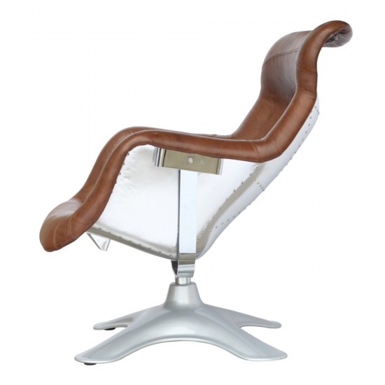 Fine Mod Imports Spring High Chair, Brown