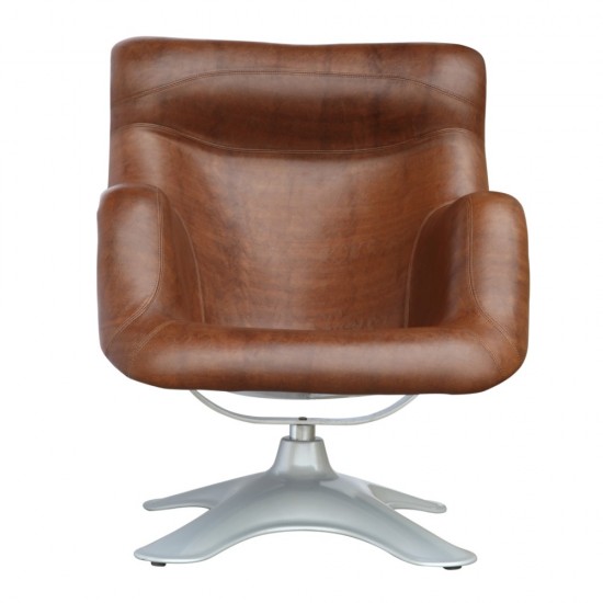 Fine Mod Imports Spring High Chair, Brown