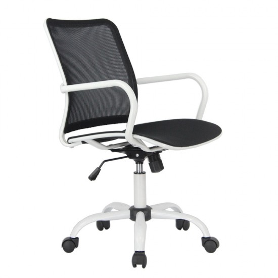 Fine Mod Imports Spare Office Chair, Black