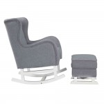 Fine Mod Imports Baby Lounge Chair, Gray