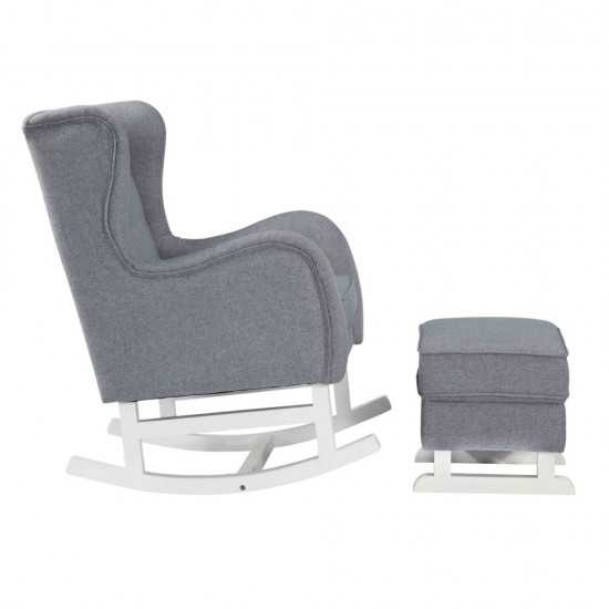 Fine Mod Imports Baby Lounge Chair, Gray