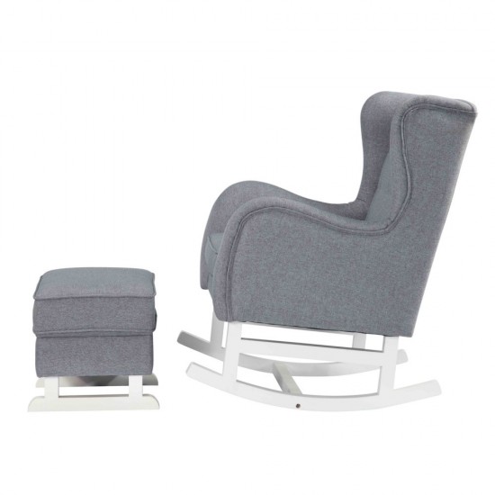 Fine Mod Imports Baby Lounge Chair, Gray