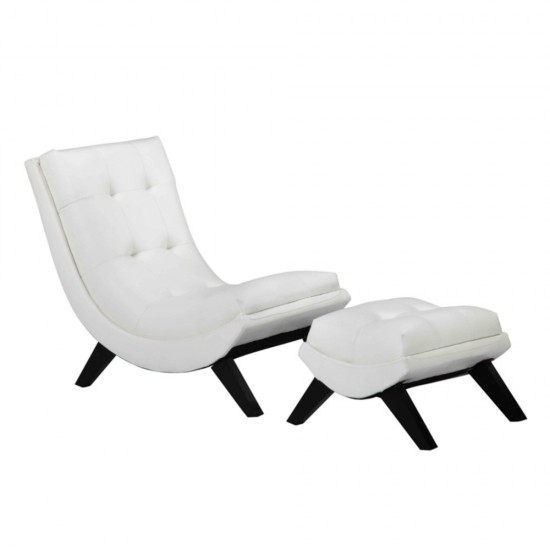 Fine Mod Imports Hifa Lounge Set, White