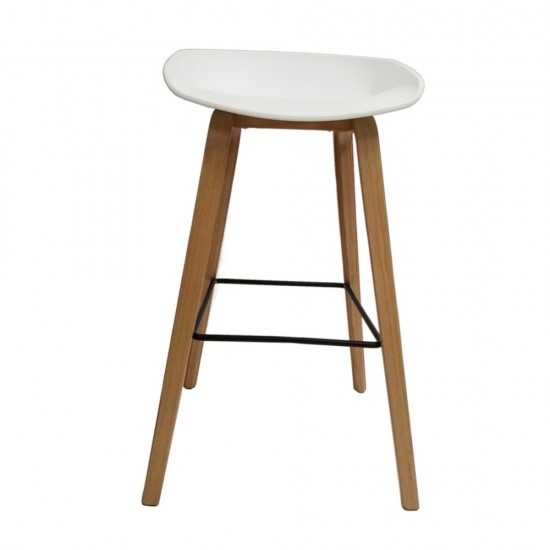 Fine Mod Imports Shen Odger Counter Stool, White