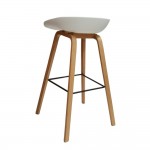 Fine Mod Imports Shen Odger Counter Stool, White