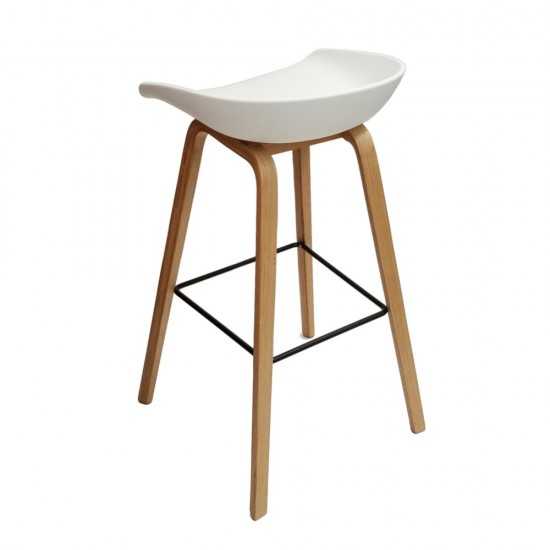 Fine Mod Imports Shen Odger Counter Stool, White