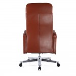 Fine Mod Imports Mason Office Chair Recliner, Brown