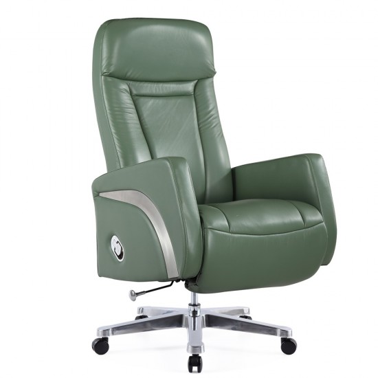 Fine Mod Imports Mason Office Chair Recliner, Green