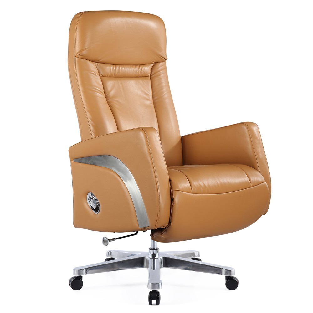 Fine Mod Imports Mason Office Chair Recliner, Light Brown Fine Mod Imports Mason Office Chair Recliner, Light Brown