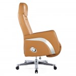 Fine Mod Imports Mason Office Chair Recliner, Light Brown