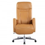 Fine Mod Imports Mason Office Chair Recliner, Light Brown