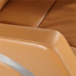 Fine Mod Imports Mason Office Chair Recliner, Light Brown