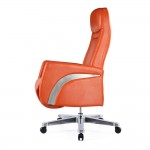 Fine Mod Imports Mason Office Chair Recliner, Orange