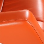 Fine Mod Imports Mason Office Chair Recliner, Orange