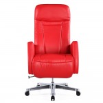 Fine Mod Imports Mason Office Chair Recliner, Red