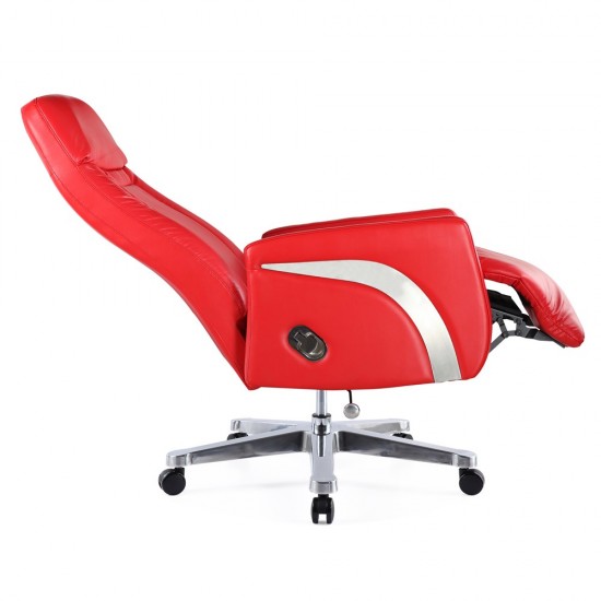 Fine Mod Imports Mason Office Chair Recliner, Red