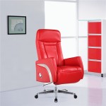 Fine Mod Imports Mason Office Chair Recliner, Red