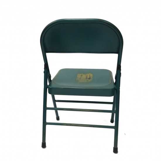 Fine Mod Imports Turquoise Antique Folding Chair, Turquoise