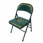 Fine Mod Imports Turquoise Antique Folding Chair, Turquoise