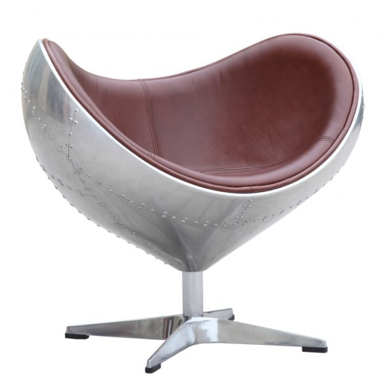 Fine Mod Imports Eyebe Chair, Brown