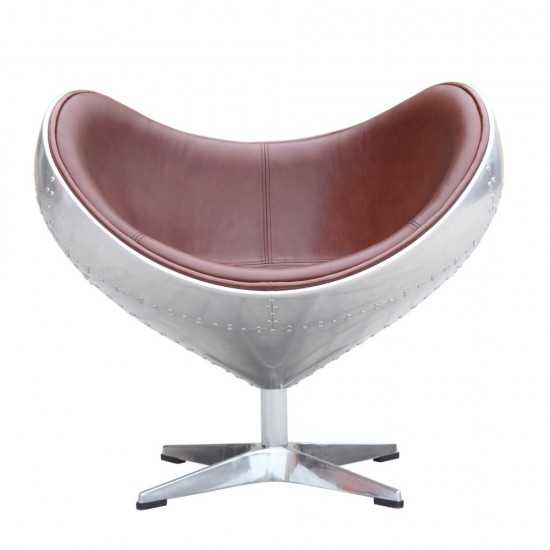 Fine Mod Imports Eyebe Chair, Brown