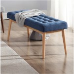 Fine Mod Imports Aviv Bench, Blue