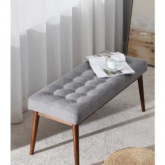 Fine Mod Imports Aviv Bench, Gray