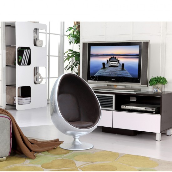 Fine Mod Imports Restro Chair, Brown