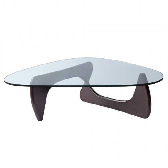 Fine Mod Imports Tribeca Coffee Table, Dark Walnut